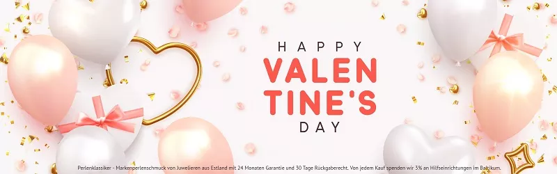 Perlengeschenke zum Valentinstag mit echten Perlen Perlengeschenke zum Valentinstag mit echten Perlen